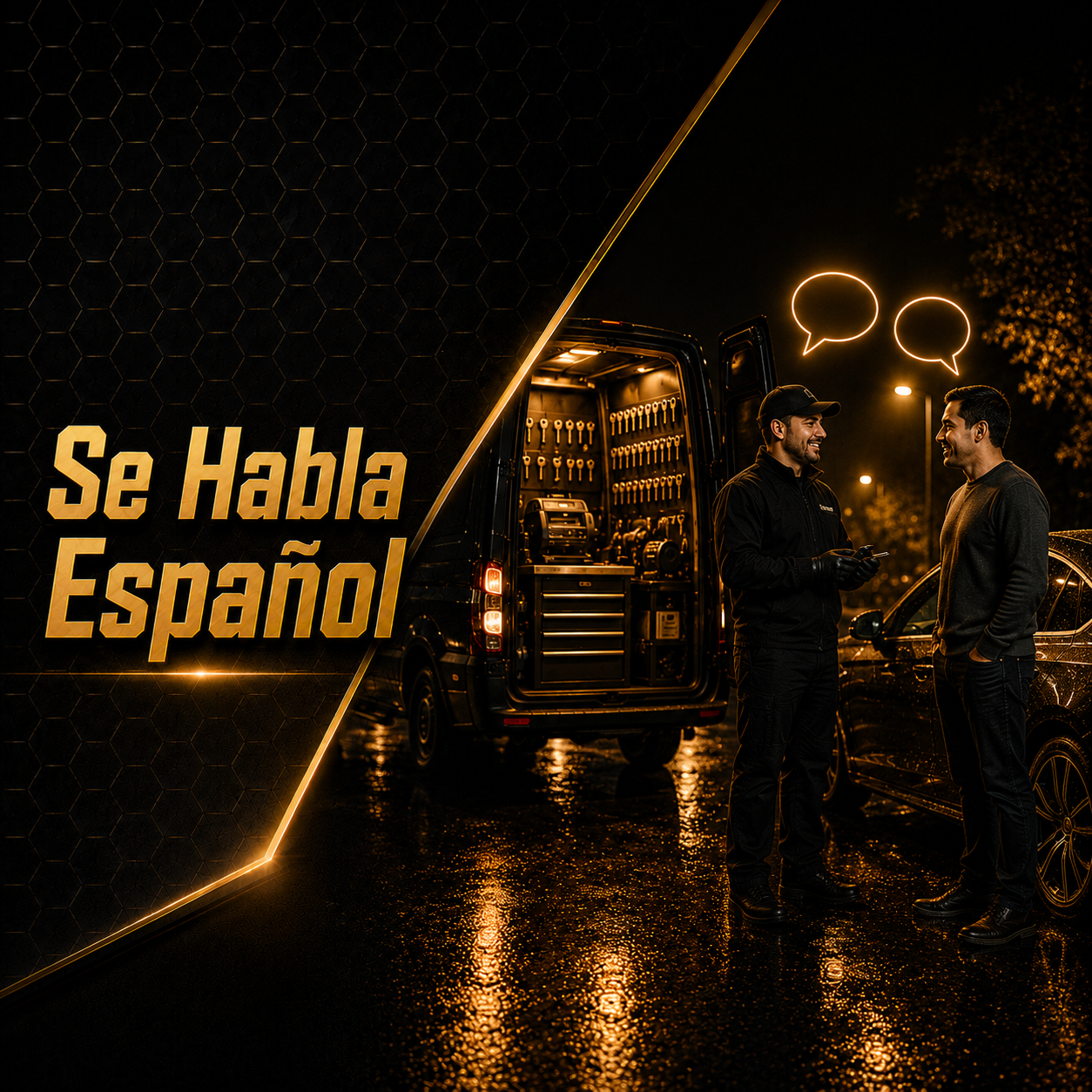 Se habla español - bilingual automotive locksmith service in Spanish and English